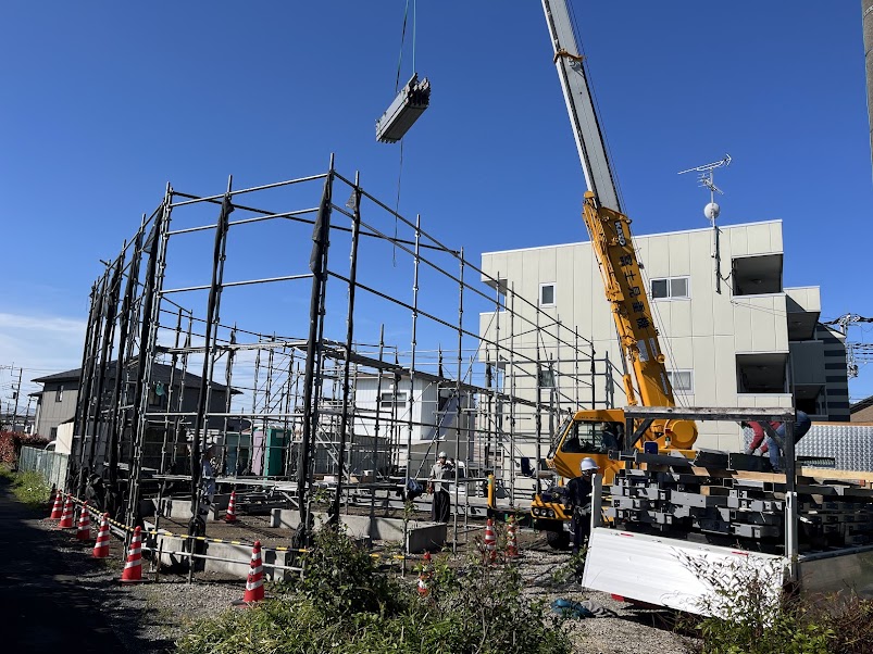 埼玉県さいたま市：自動車整備工場と事務所の建設