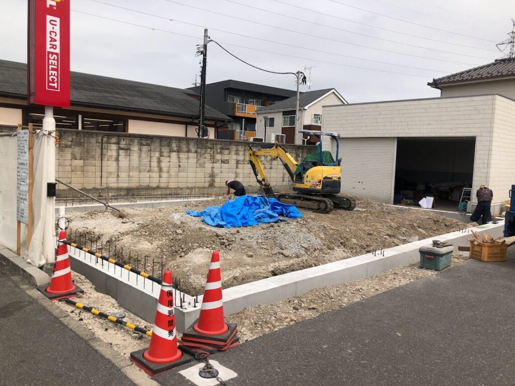 埼玉県草加市：自動車整備工場の建設