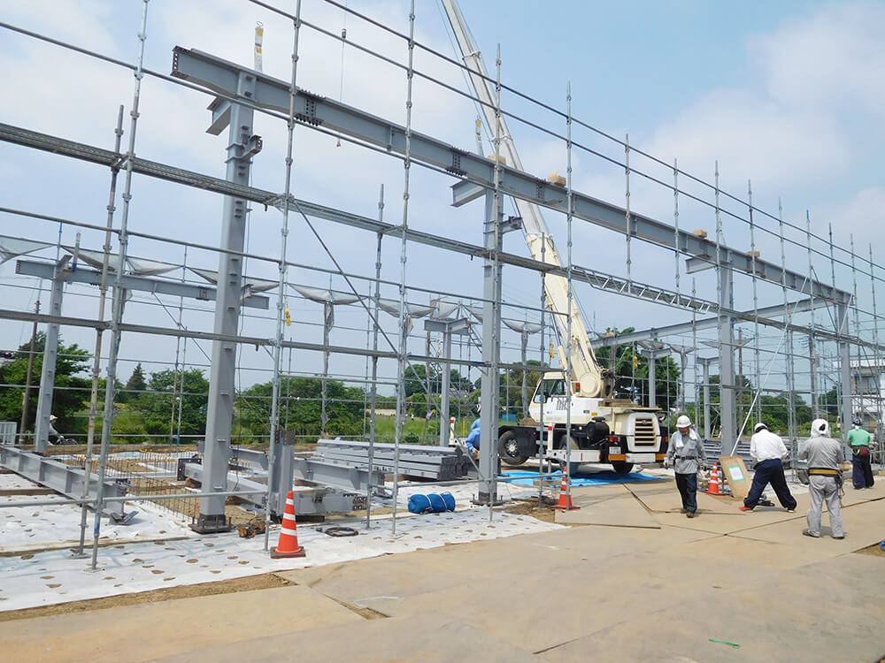 埼玉県杉戸市：自動車整備工場の建設